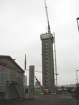 905699 Gezicht op de bouw van het Stadskantoor bij het Jaarbeursplein, vanuit de Mineurslaan te Utrecht.